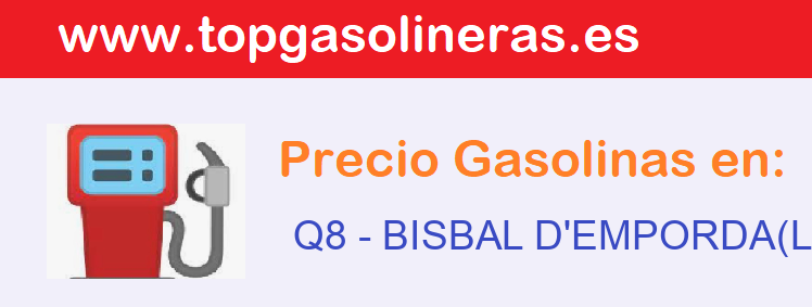 Precios gasolina en Q8 - bisbal-dempordala